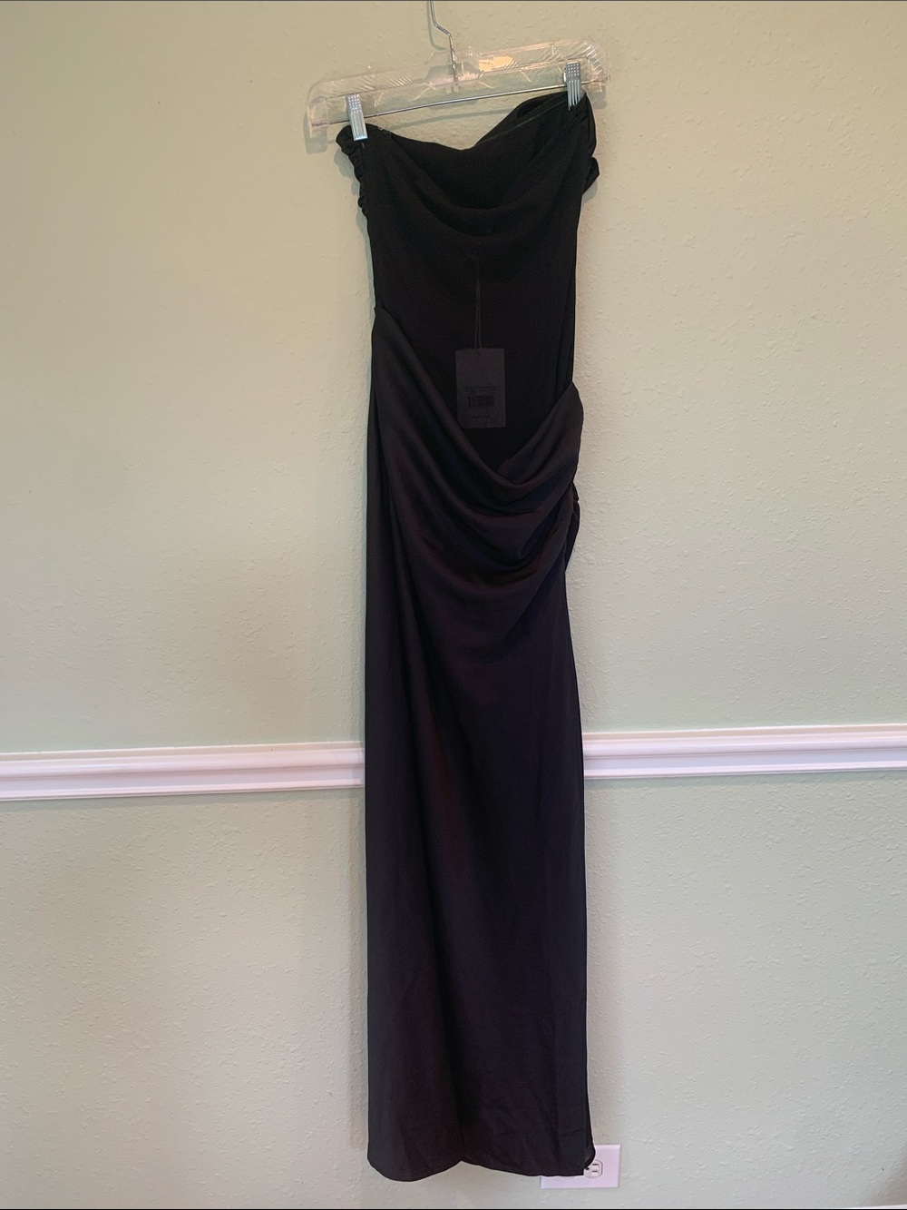 Peppermayo NWT Champagne Skies Maxi Dress Black Size 4 - Picture 5 of 7